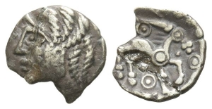 Celtic Britannia. Catuvellauni and Trinovantes AR Unit.