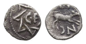 Celtic Britannia. Atrebates and Regni, Tincomarus AR Minim.