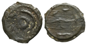 Celtic Britannia. Cantiaci Rounded Bull Cast Potin.