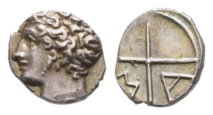Gaul, Massalia AR Obol.