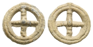 Celtic Central Gaul. Uncertain Tribe Potin Wheel Money.