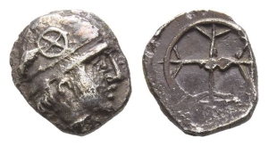 Gaul, Massalia AR Obol.