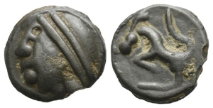 Celtic Central Gaul. Sequani AE Unit.