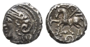 Celtic Central Gaul. Aedui AR Quinarius.