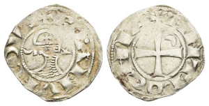 Crusaders. Bohémond III BI Denier.