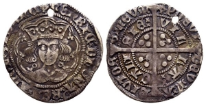 England. Lancaster, Henry VI AR Groat.