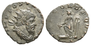 Aureolus, Romano-Gallic Usurper, BI Antoninianus.