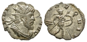 Aureolus, Romano-Gallic Usurper BI Antoninianus.