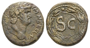 Nero AE Semis of Antioch, Seleucis and Pieria.