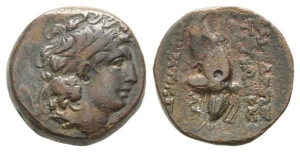 Seleukid Empire, Tryphon AE 18mm.
