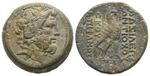 Seleukid Empire, Antiochos IV Epiphanes AE 33mm.