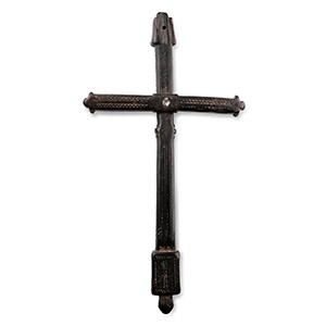 Medieval Olive Wood Hand Cross