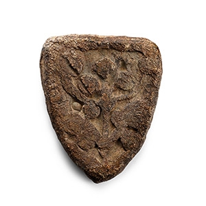 Medieval Lead Shield-Shaped Trade Weight