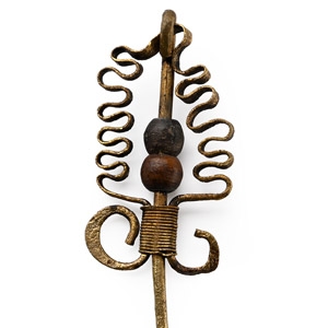 Tudor Thames Gilt Bronze Clothes Pin