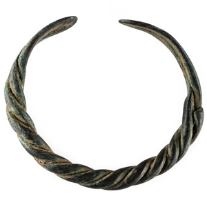 Viking Age Twisted Bronze Bracelet