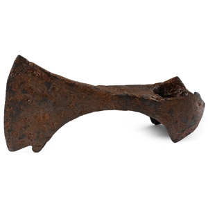 Viking Age Iron Shallow Bearded Axehead