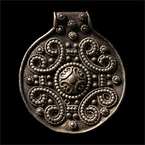 Viking Age Silver Filigree Pendant