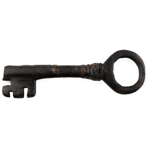 Large Medieval Bronze Door Key