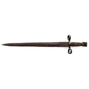 Post Medieval Iron Dagger with Bronze Hilt