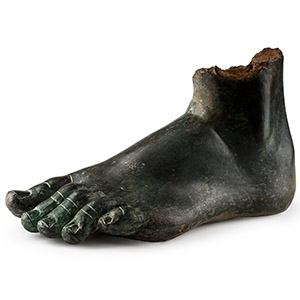 Life-Size Roman Statue Foot of a Young Athlete