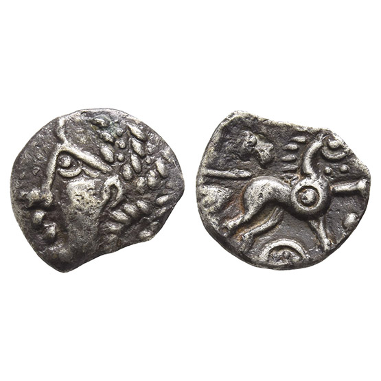Celtic Britannia. Catuvellauni and Trinovantes, Tasciovanos AR Unit.