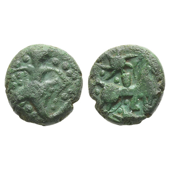 Celtic Northeast Gaul. Bellovaci AE Unit.