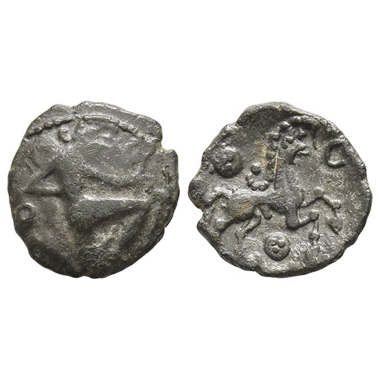Celtic Northeast Gaul. Bellovaci Potin Unit.