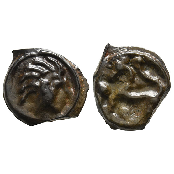 Celtic Northwest Gaul. Senones Potin Unit.