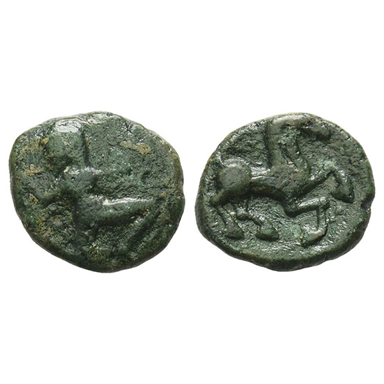 Celtic Northeast Gaul. Bellovaci AE Unit.