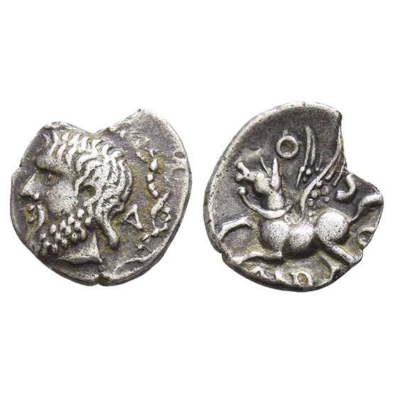 Celtic Britannia. Catuvellauni and Trinovantes, Andoco AR Unit.