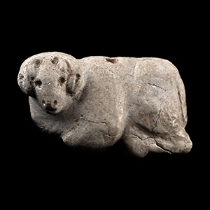 Mesopotamian Stone Reclining Ram Amulet