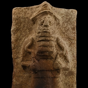 Mesopotamian Terracotta Plaque with Nergal