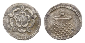 England. Stuart, James I AR Halfpenny.