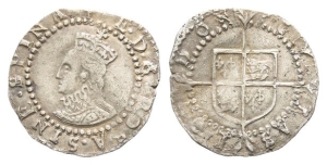 England. Tudor, Elizabeth I AR Penny.