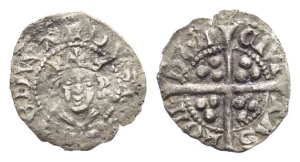 England. Plantagenet, Edward I or II AR Farthing.