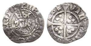 England. Lancaster, Henry VI AR Halfpenny.
