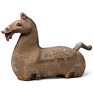 Chinese Han Terracotta Horse Torso