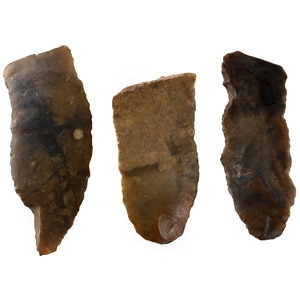 Stone Age Flint Knife Group