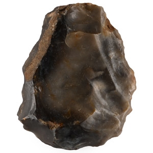 Stone Age Long Trapezoidal Steep-Sided Flint Scraper