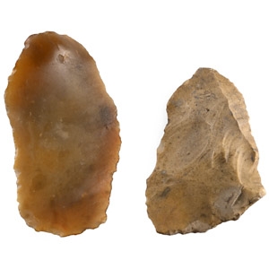 Stone Age Flint Knife Group