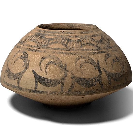 Indus Valley Terracotta Vessel with Ibex