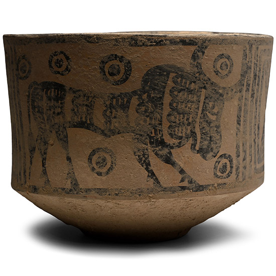 Indus Valley Terracotta Vessel with Animals