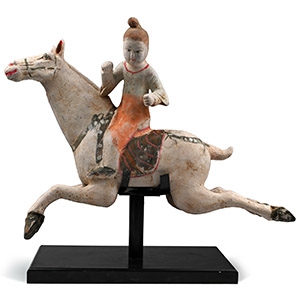 Chinese Tang Terracotta Polo Player