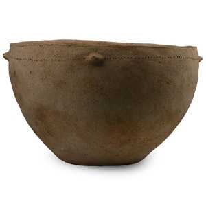 Bronze Age Terracotta Decorated Bowl