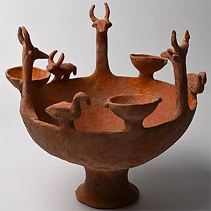 Amlash Terracotta Animal Bowl