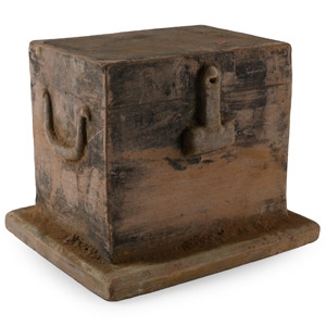Chinese Ming Glazed Terracotta Model Chest