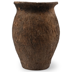 Chinese Leather Look Terracotta Jar