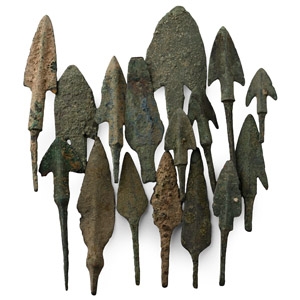 Luristan Bronze Arrowhead Collection