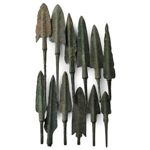 Luristan Bronze Arrowhead Collection