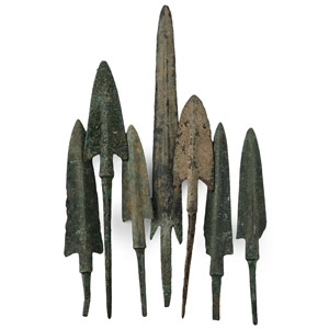 Luristan Bronze Arrowhead Collection